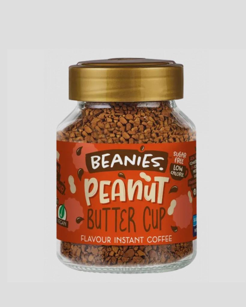 Beanies peanøttsmør og sjokolade pulverkaffe 50g - Snyggelig