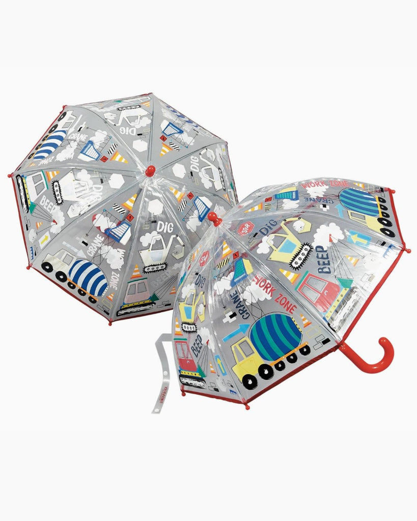 Fargeskiftende paraply - konstruksjon - Snyggelig