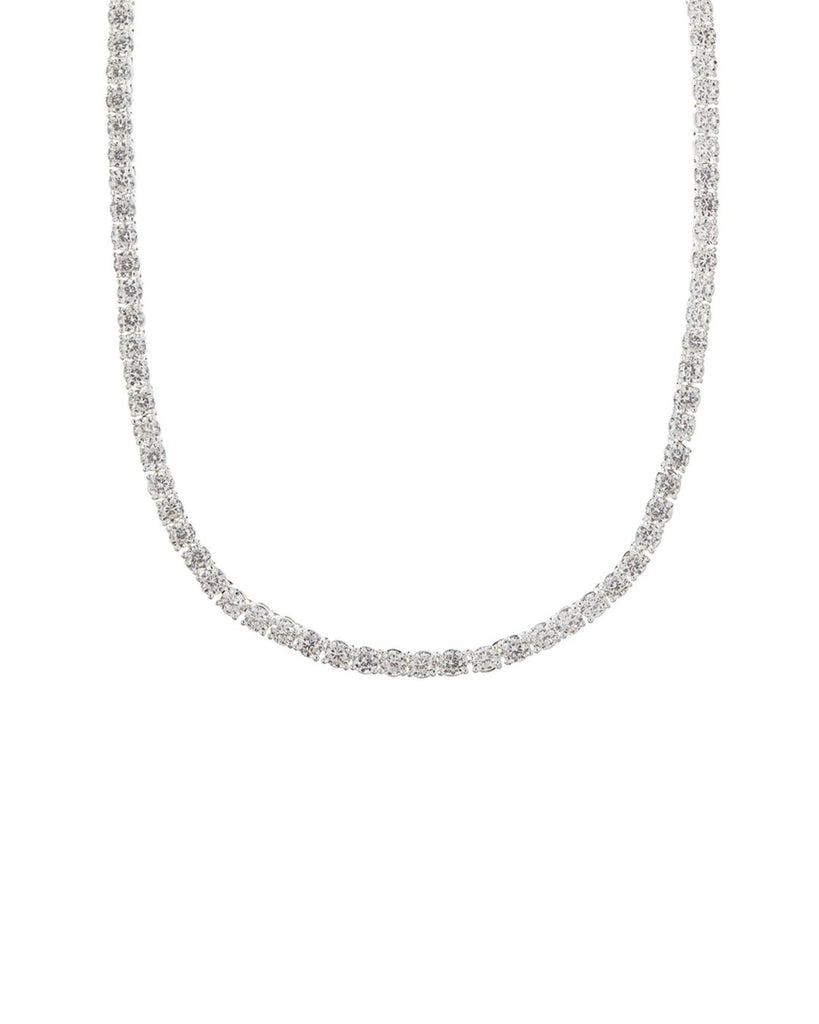 Crystal Cup Chain Necklace - tennis halskjede - Snyggelig