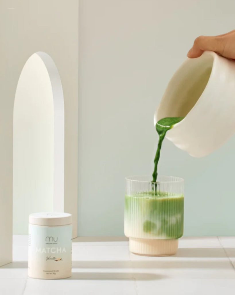 Keramisk japansk tebolle for matcha - Snyggelig