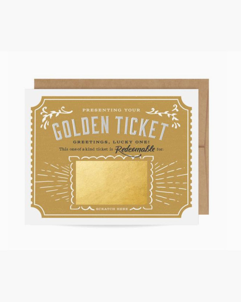 Lag ditt eget Golden Ticket-skrapekort! - Snyggelig