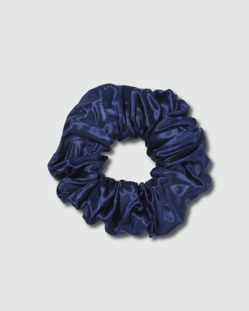 Organisk silke scrunchie - luksuriøs plissert design - Snyggelig