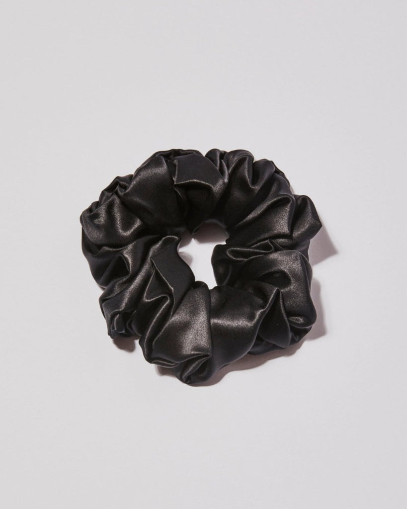 Organisk silke scrunchie - luksuriøs plissert design - Snyggelig