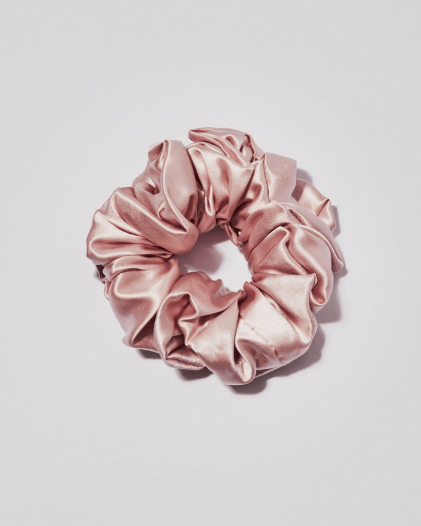 Organisk silke scrunchie - luksuriøs plissert design - Snyggelig