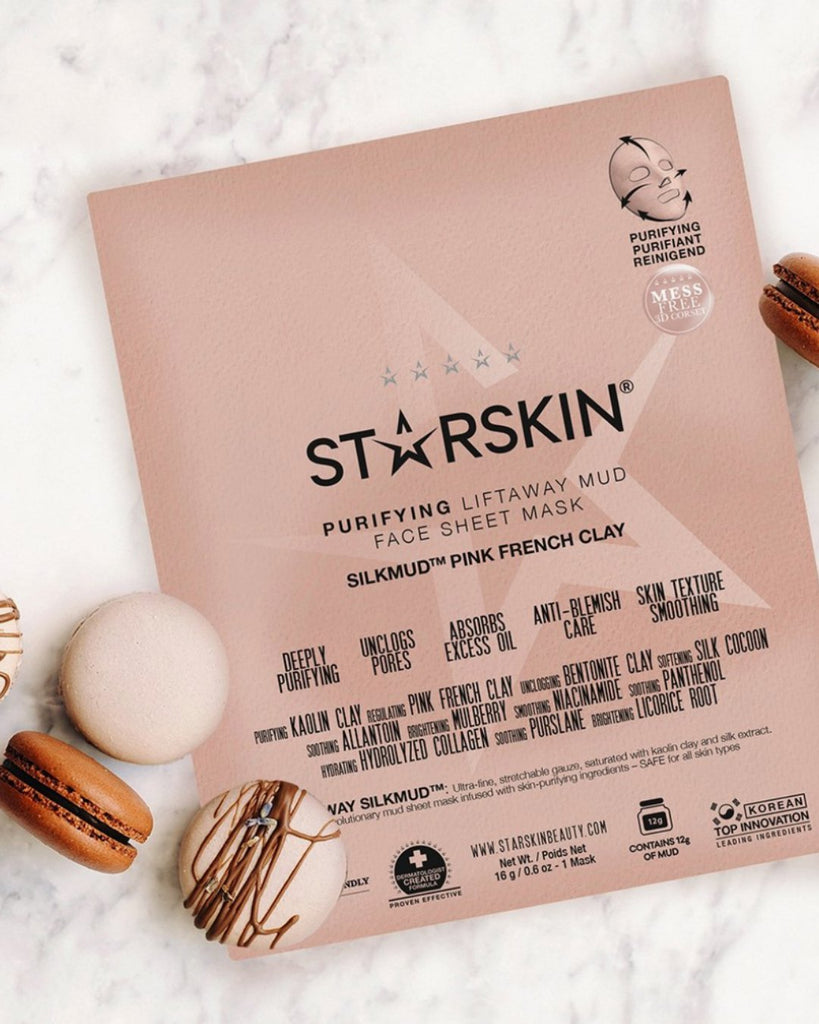 Silkmud™ French Pink Clay Purifying Mud Sheet Mask - Snyggelig