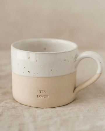 Tea Lover - håndlaget keramikk kopp - Snyggelig