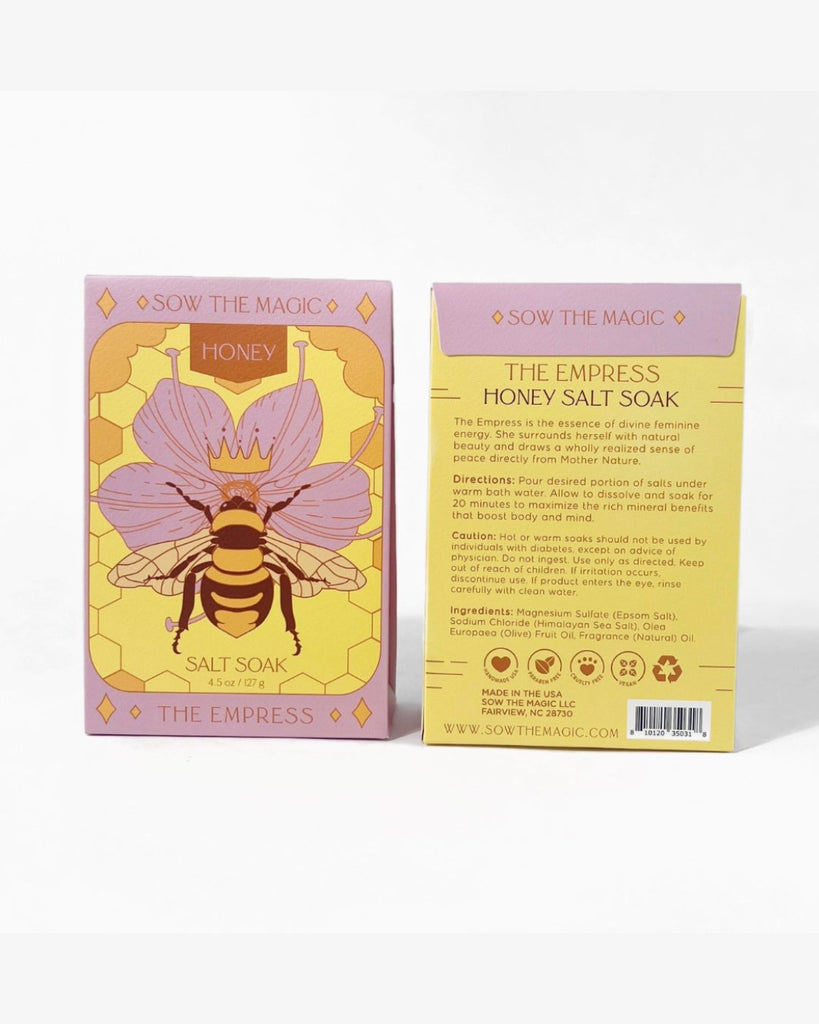 The Empress Bee - Bath Salt Soak in Honey - Snyggelig