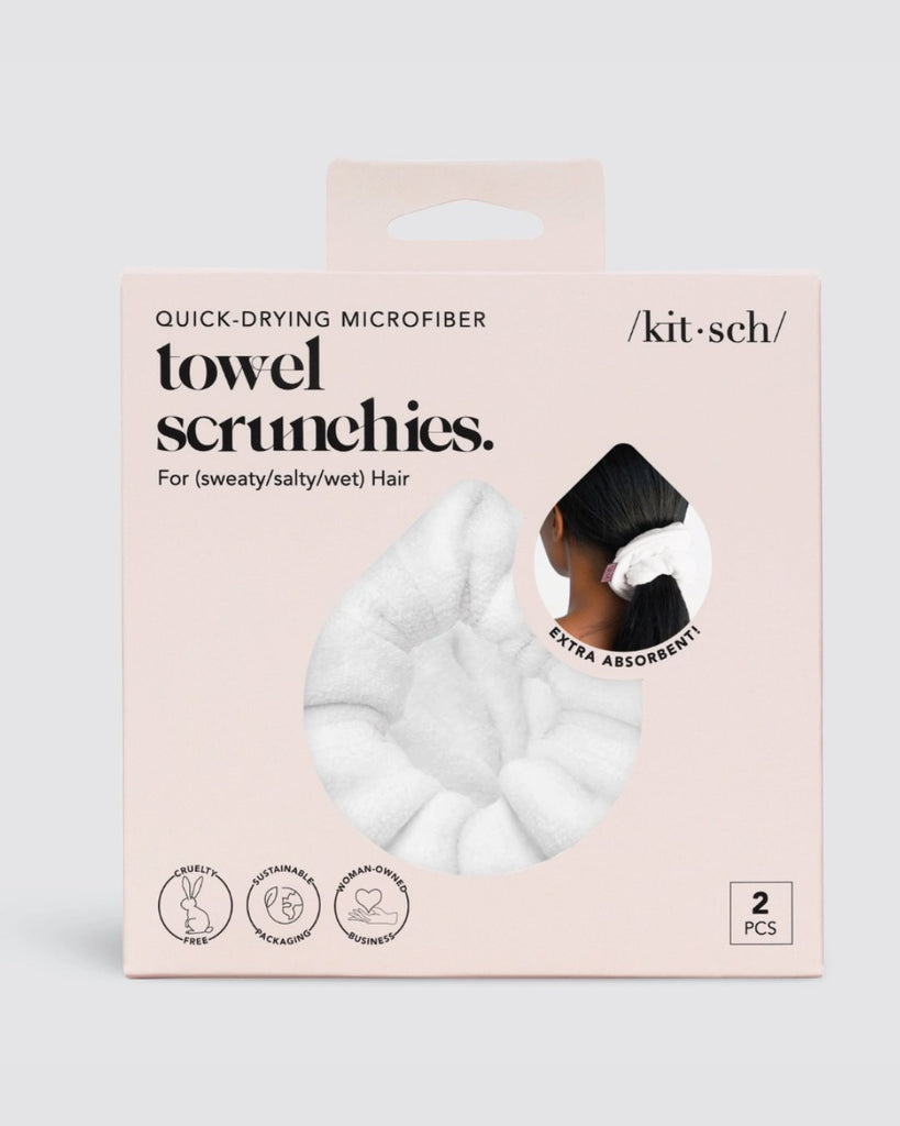 Towel Scrunchies- sett med 2 - Snyggelig