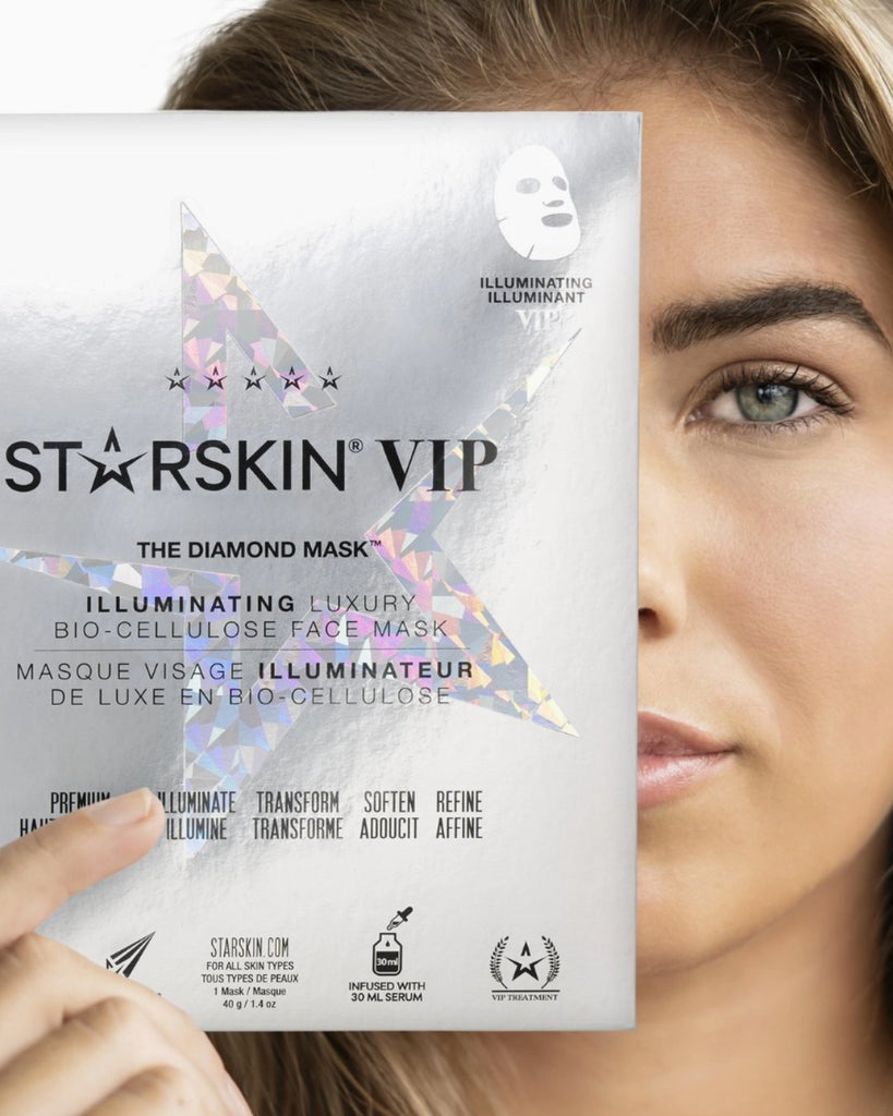 VIP the Diamond Mask™ Illuminating Bio-Cellulose Face Mask - Snyggelig