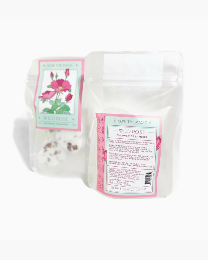 Wild rose hearts - shower steamers - Snyggelig