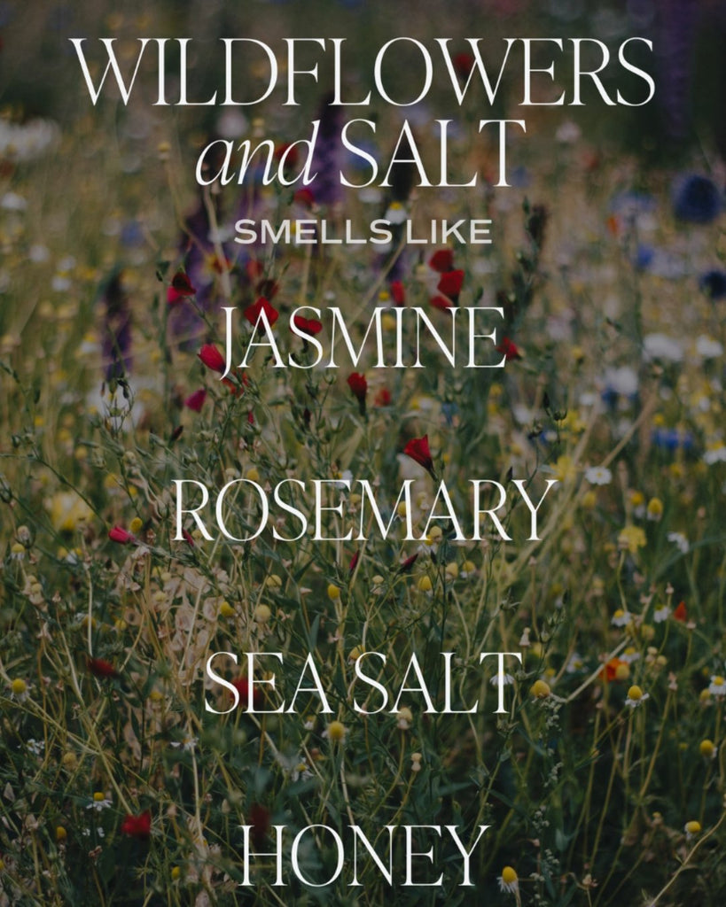 Wildflowers + Salt - duftende soyalys - Snyggelig