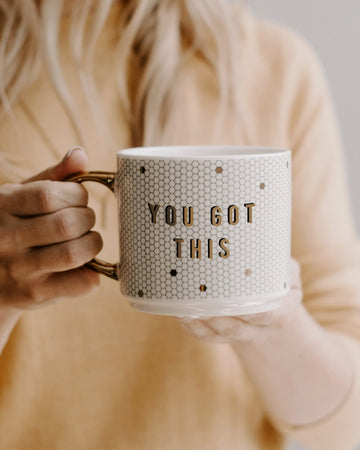 You Got This - kaffekrus med gullfliser - Snyggelig