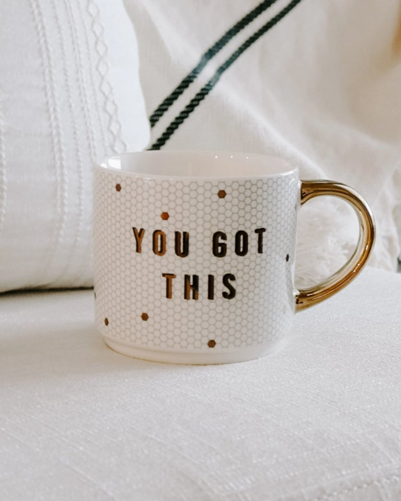 You Got This - kaffekrus med gullfliser - Snyggelig